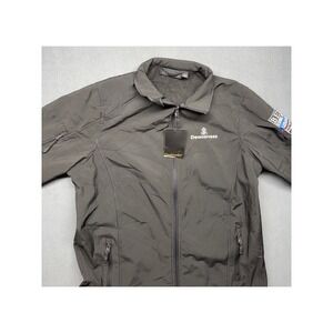 Dunbrooke Jacket Mens XL Black Deaconess Hospital Soft Shell Fleece Lined Zip Up